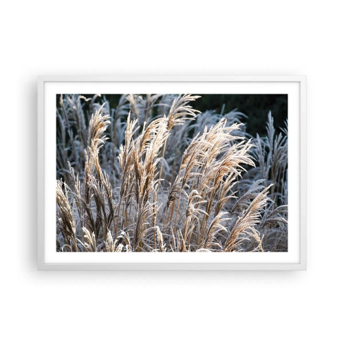 Poszter fekete keretben - Zúzmarába öltözött - 70x50 cm