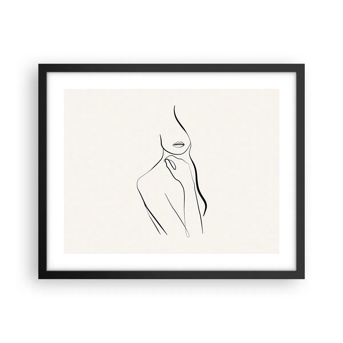 Poszter fehér keretben - A melankólia hulláma - 50x40 cm