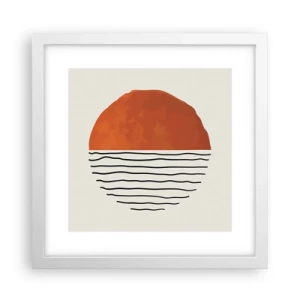 Poszter fekete keretben - Japán hangulatban - 30x30 cm