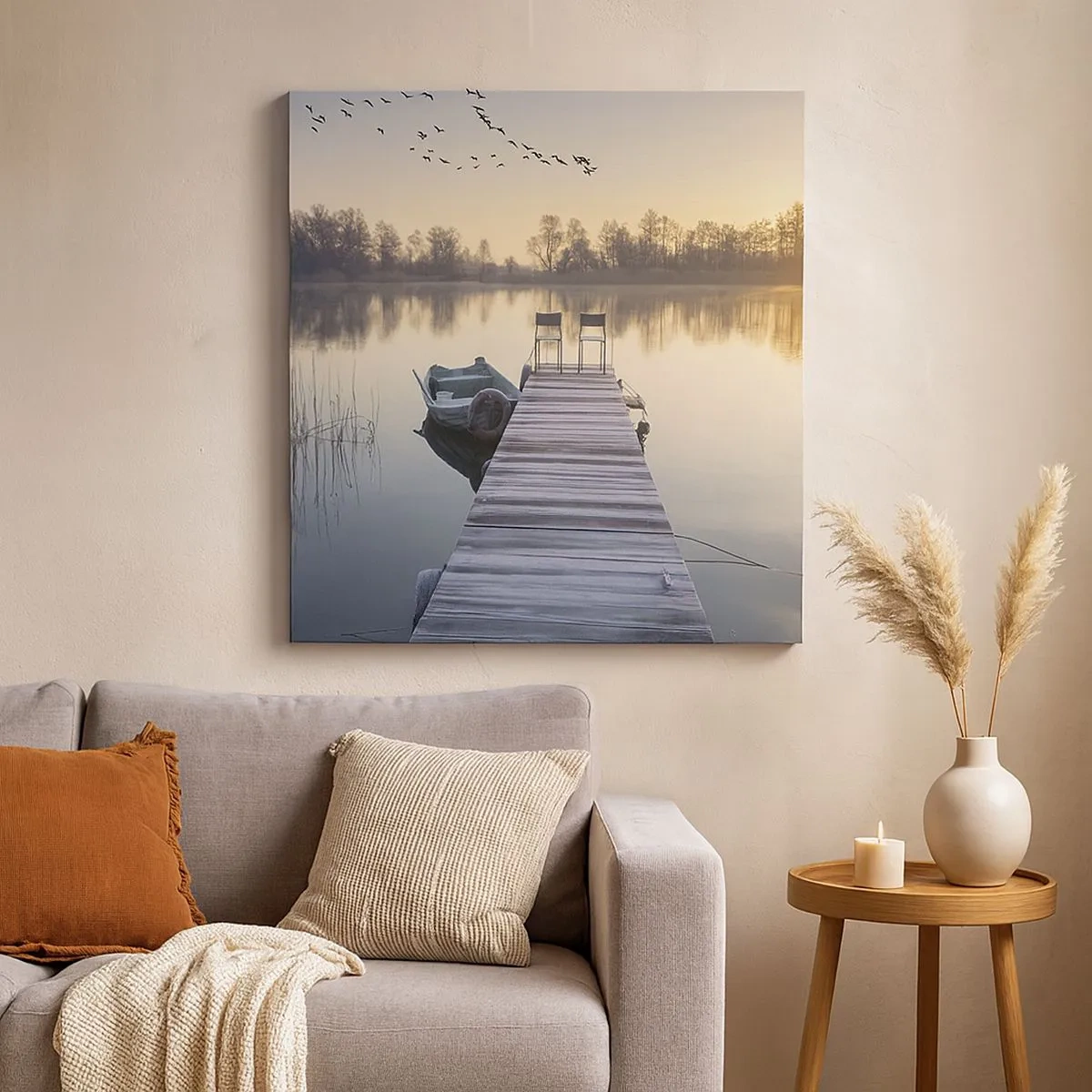 Vászonkép - Egy kis idő múlva visszajövök - 30x30 cm