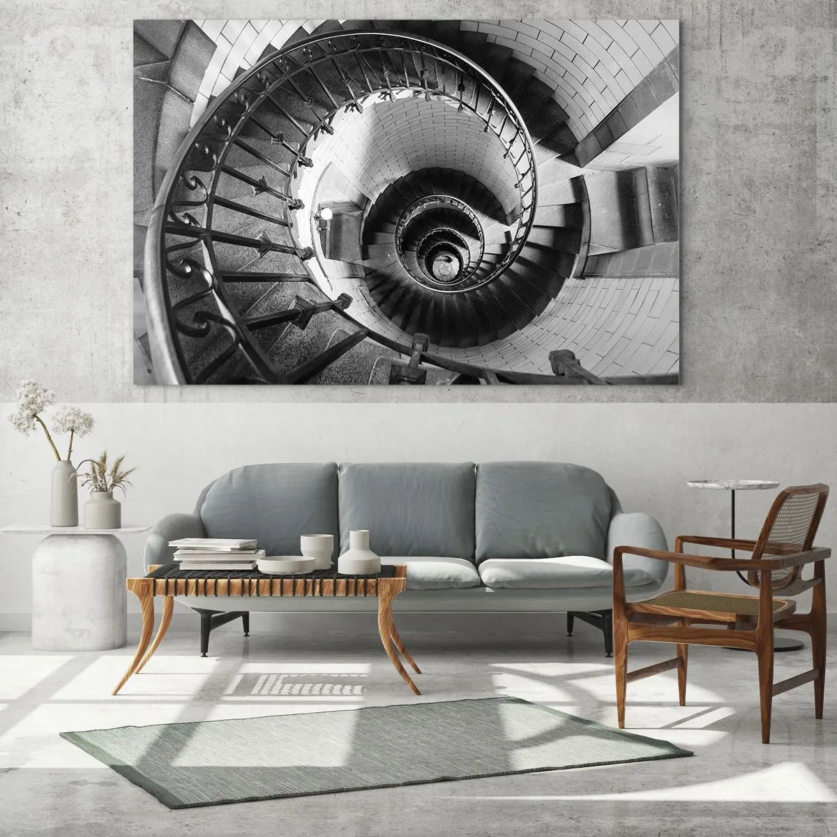 Üveg kép - Feljebb es feljebb - 120x50 cm