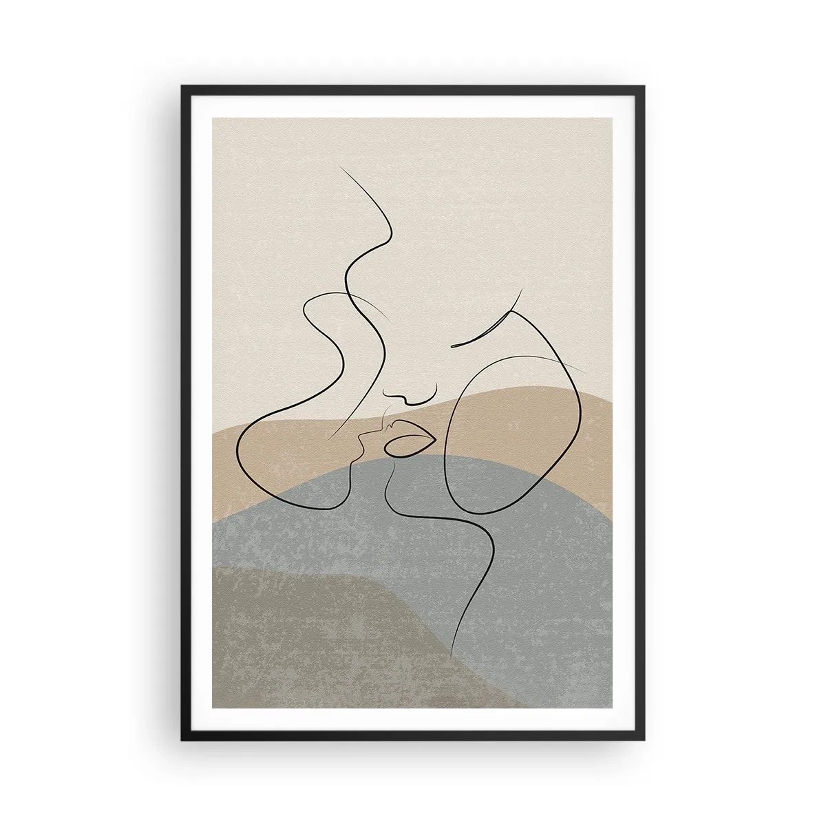 Poszter fehér keretben - Mint egy ecsetvonás - 70x100 cm