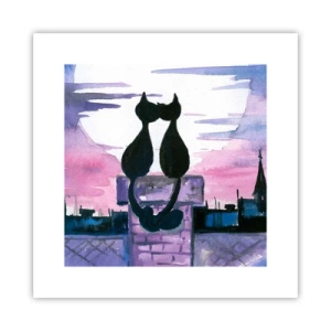 Poszter - Rendez-vous a holdfénynél - 30x30 cm