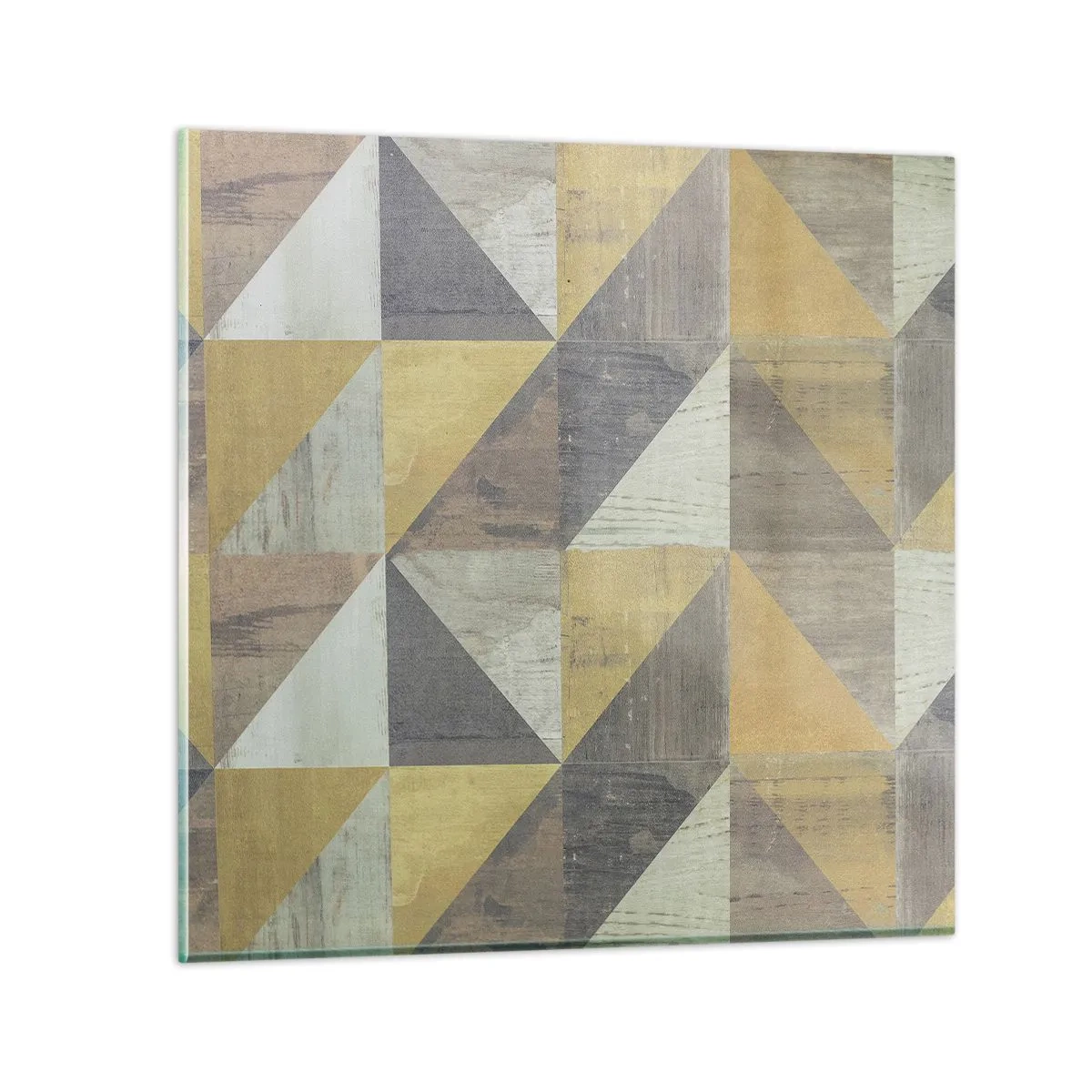Üveg kép - A háromszög szögében - 30x30 cm