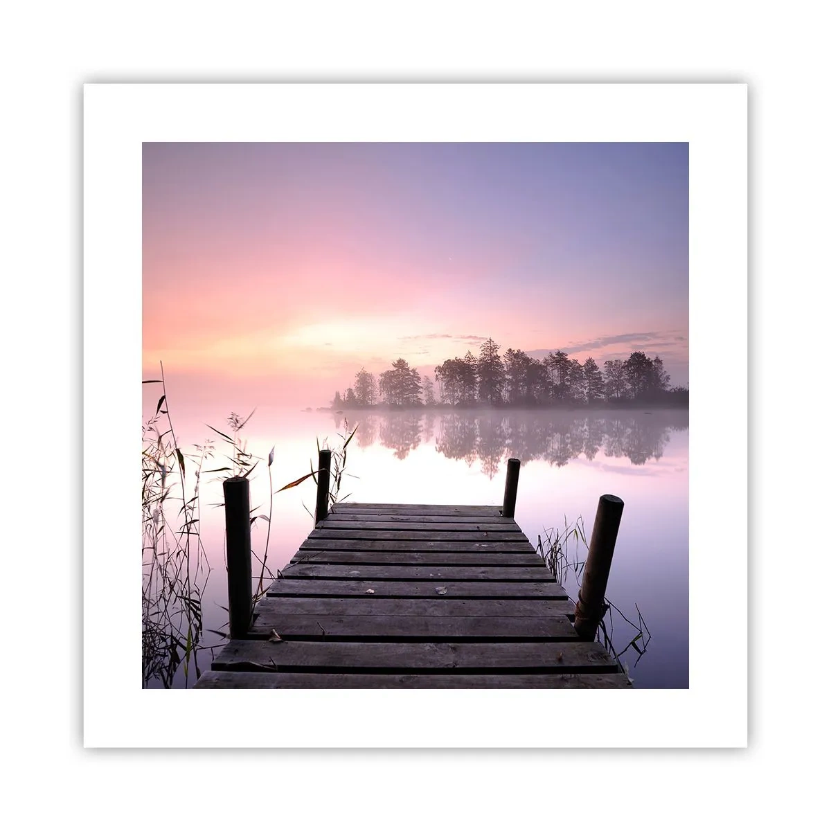 Poszter - A lila ködből... - 40x40 cm