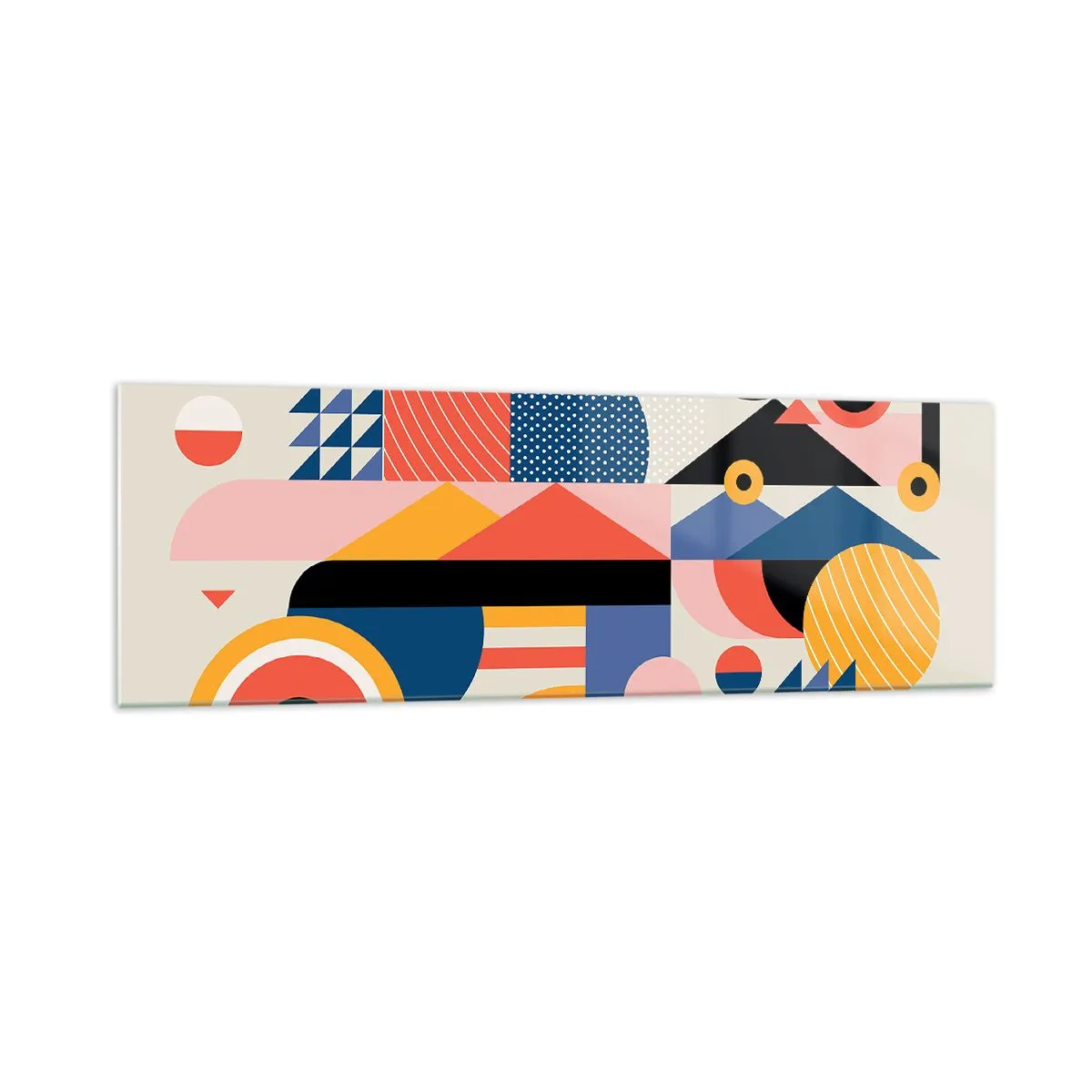 Üveg kép - Összetétel: játszadozzunk - 160x50 cm