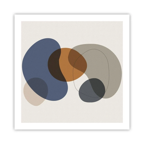 Poszter - Színek cseppjei - 60x60 cm