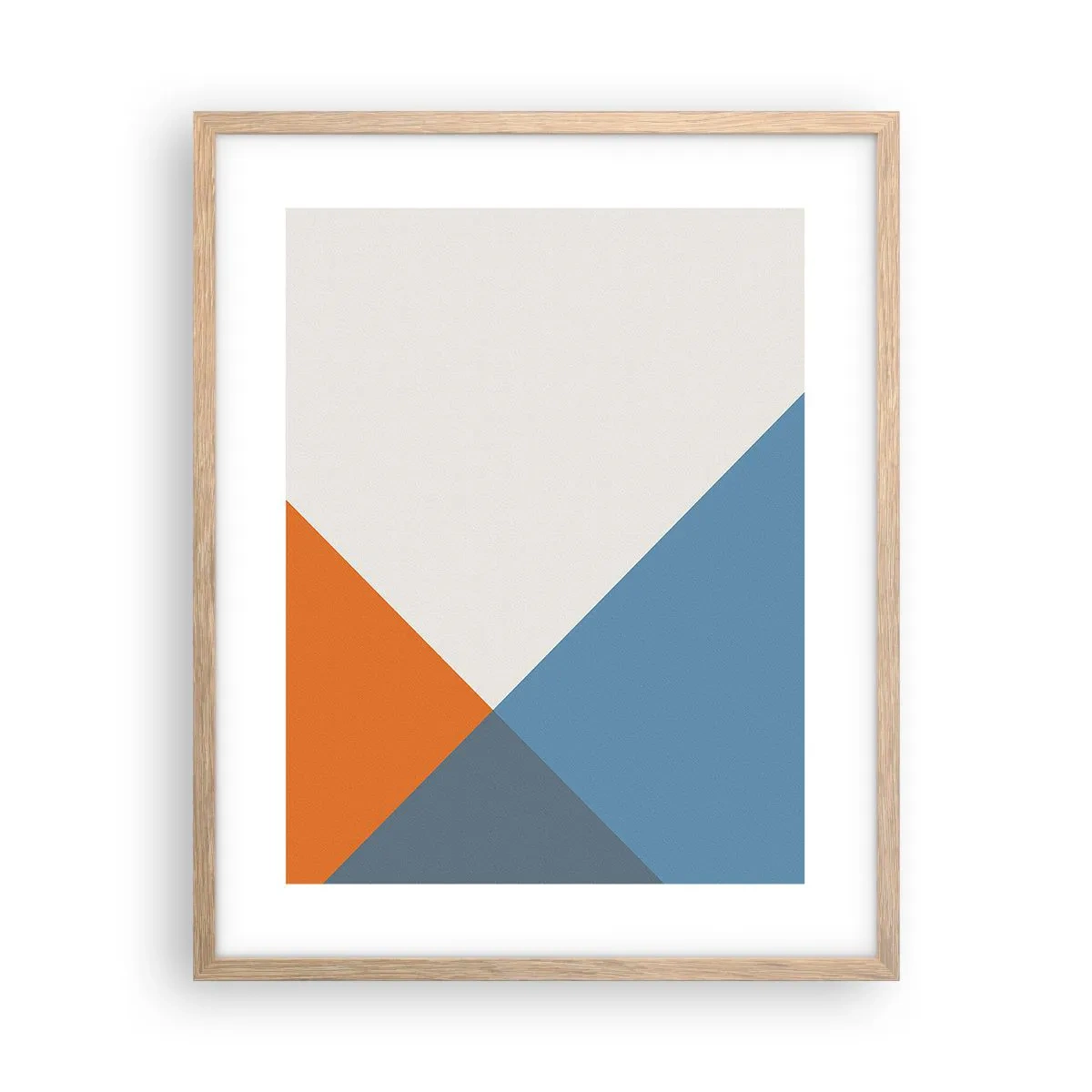 Poszter világos tölgy keretben - Szögben… - 40x50 cm