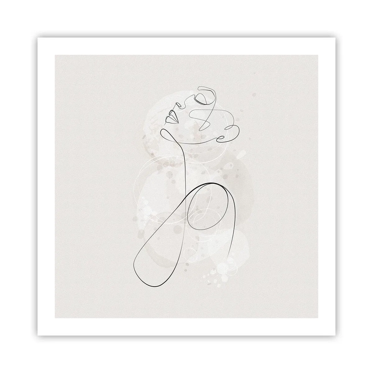 Poszter - A szépség spirálja - 60x60 cm