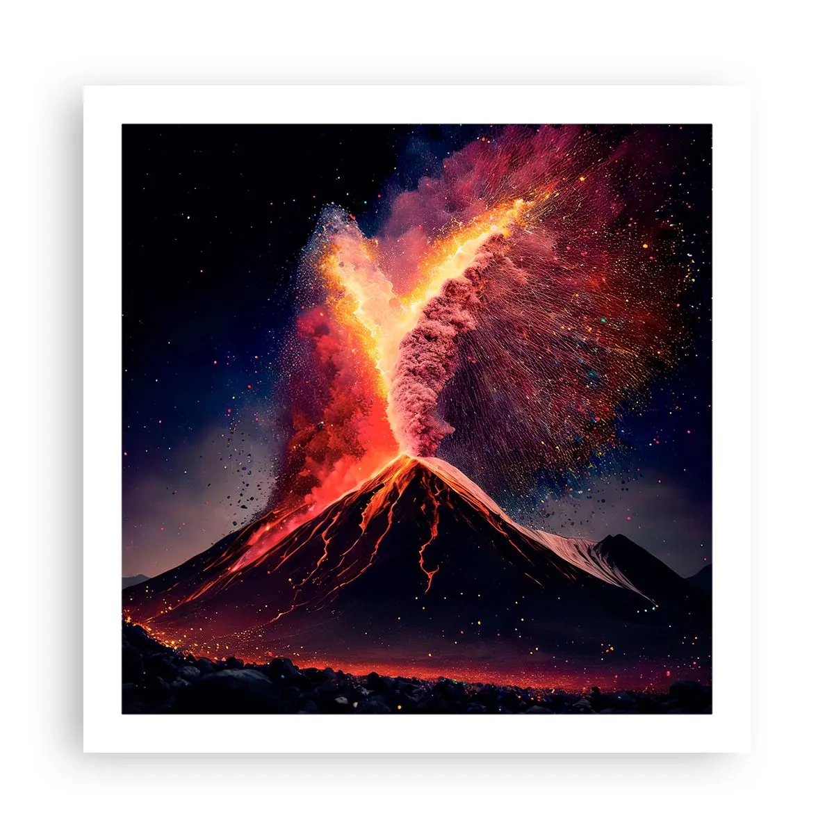 Poszter - Szépség és horror - 60x60 cm