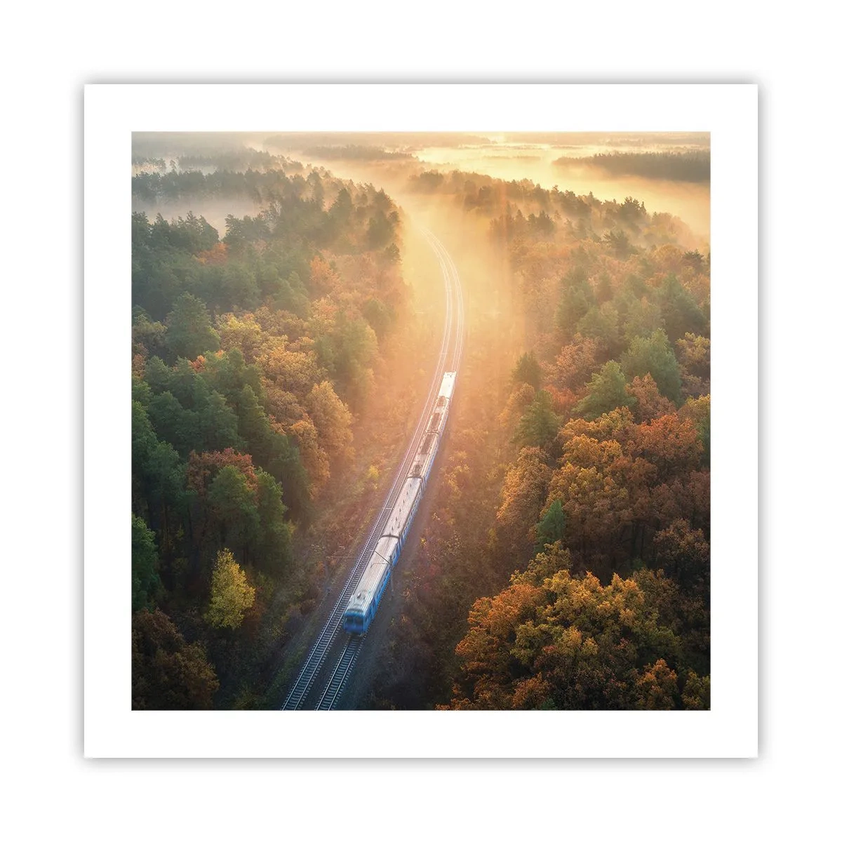 Poszter - Őszi utazás - 50x50 cm