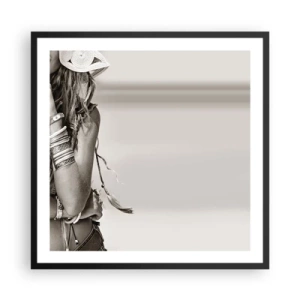 Poszter fehér keretben - Mint egy leány - 60x60 cm