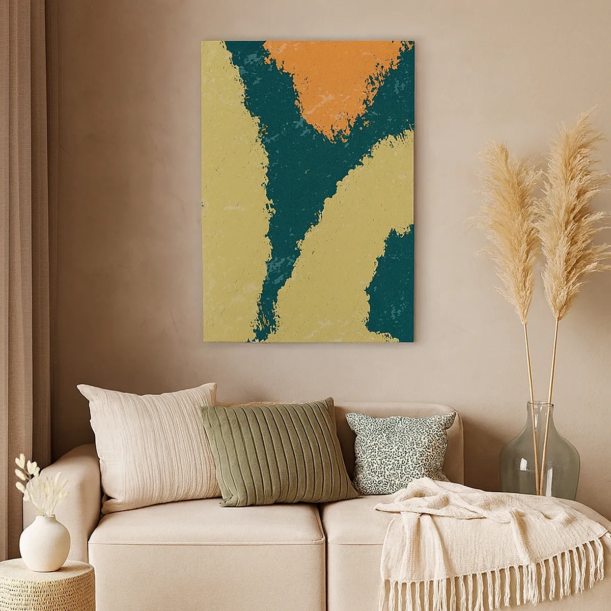 Vászonkép - Absztrakció - lassú mozgás - 50x70 cm