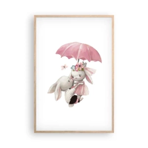 Poszter világos tölgy keretben - Ez a szerelem - 61x91 cm