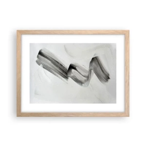 Poszter világos tölgy keretben - Csak a móka kedvéért - 40x30 cm