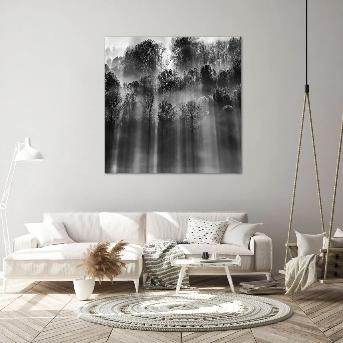 Vászonkép - Fénypatakokban - 60x60 cm