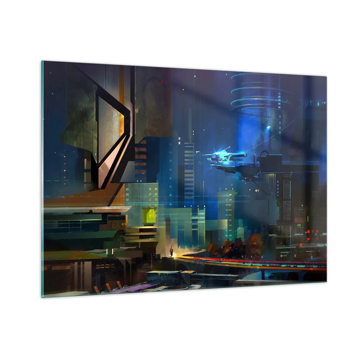 Üveg kép - A közel jövőben - 100x70 cm