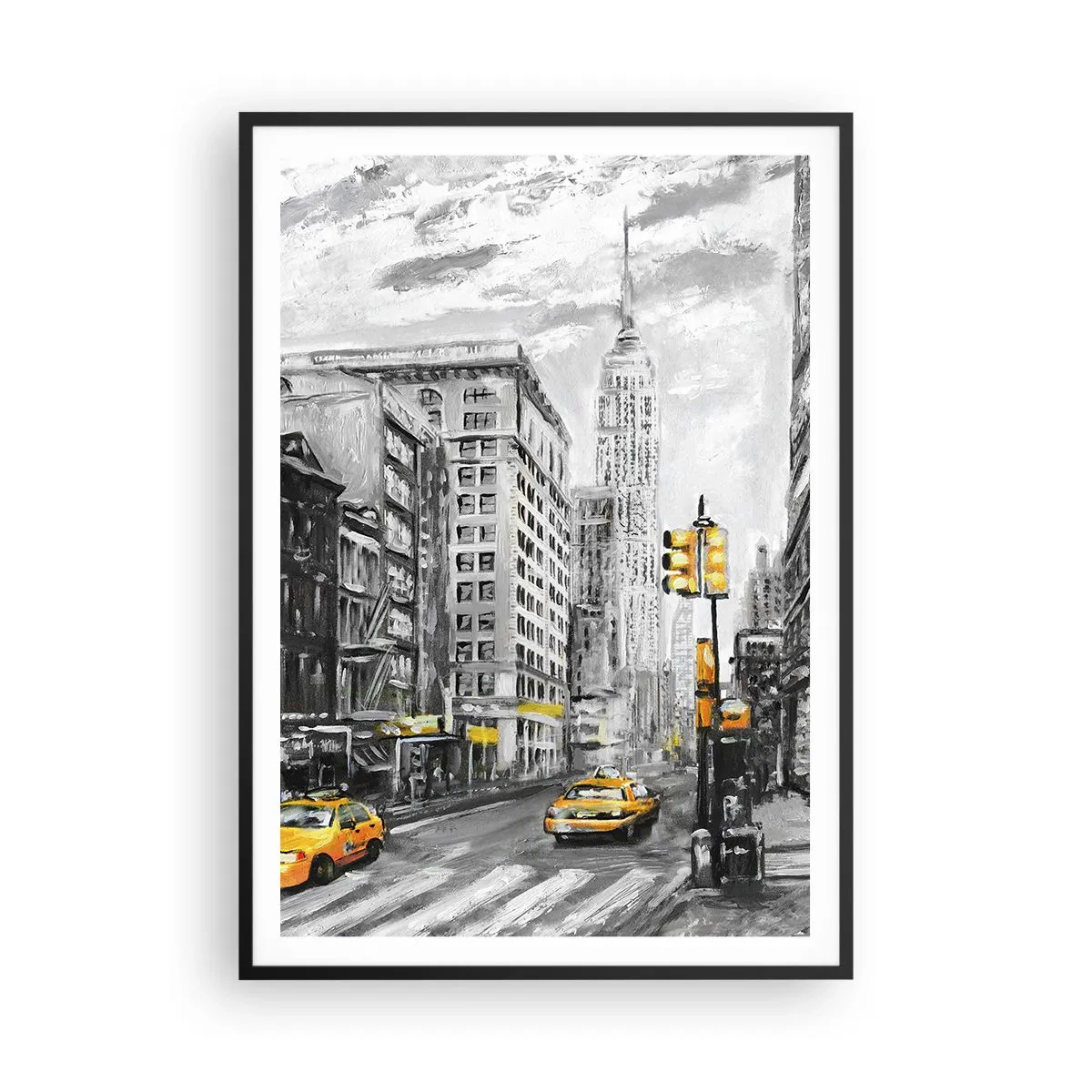 Poszter fehér keretben - Egy New York-i történet - 70x100 cm
