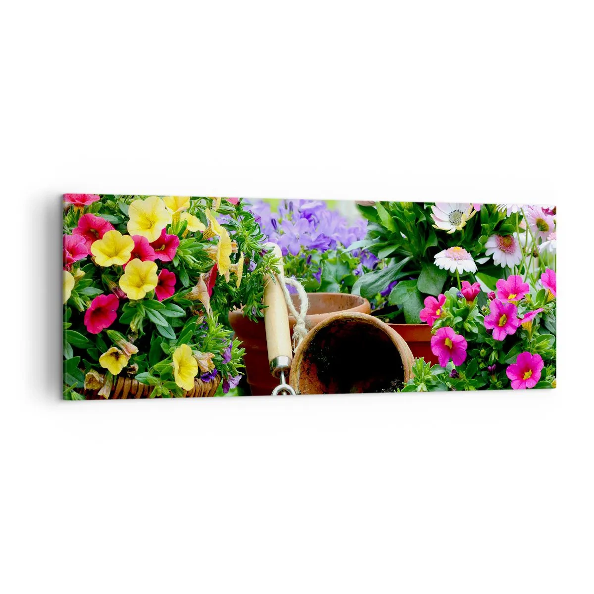 Vászonkép - Zosia kertje - 140x50 cm