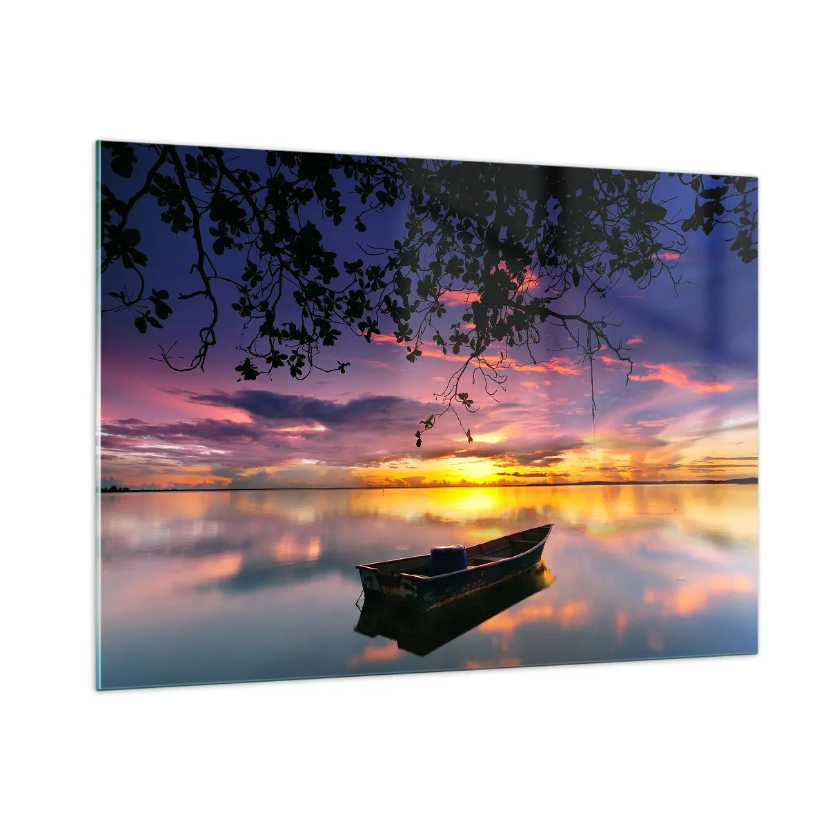 Üveg kép - „Úgy tűnik, az ég közepén lógsz...” - 100x70 cm