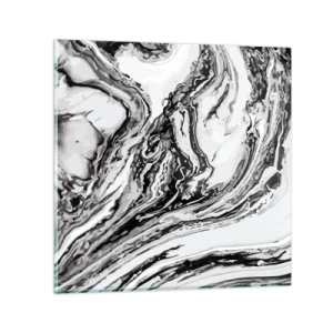 Üveg kép - Kezdetben káosz uralkodott - 60x60 cm