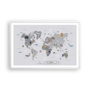 Poszter fekete keretben - Mondd meg, hogy honnan jöttél... - 91x61 cm