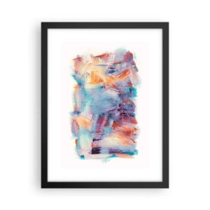 Poszter fehér keretben - Színes rendetlenség - 30x40 cm