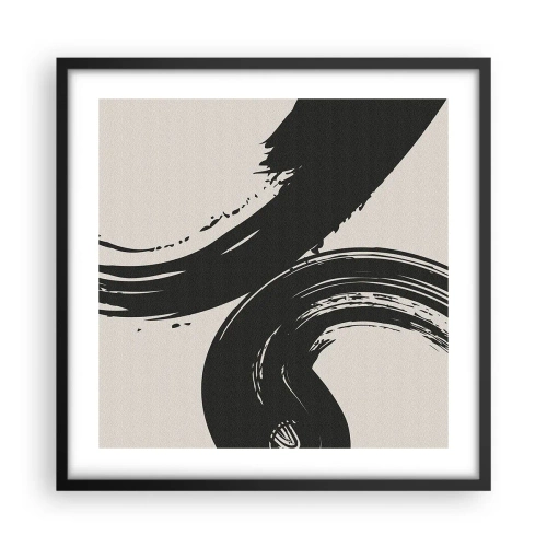 Poszter fehér keretben - Söprő és körkörös - 50x50 cm