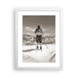 Poszter fekete keretben - És a hegyek ugyanazok - 30x40 cm