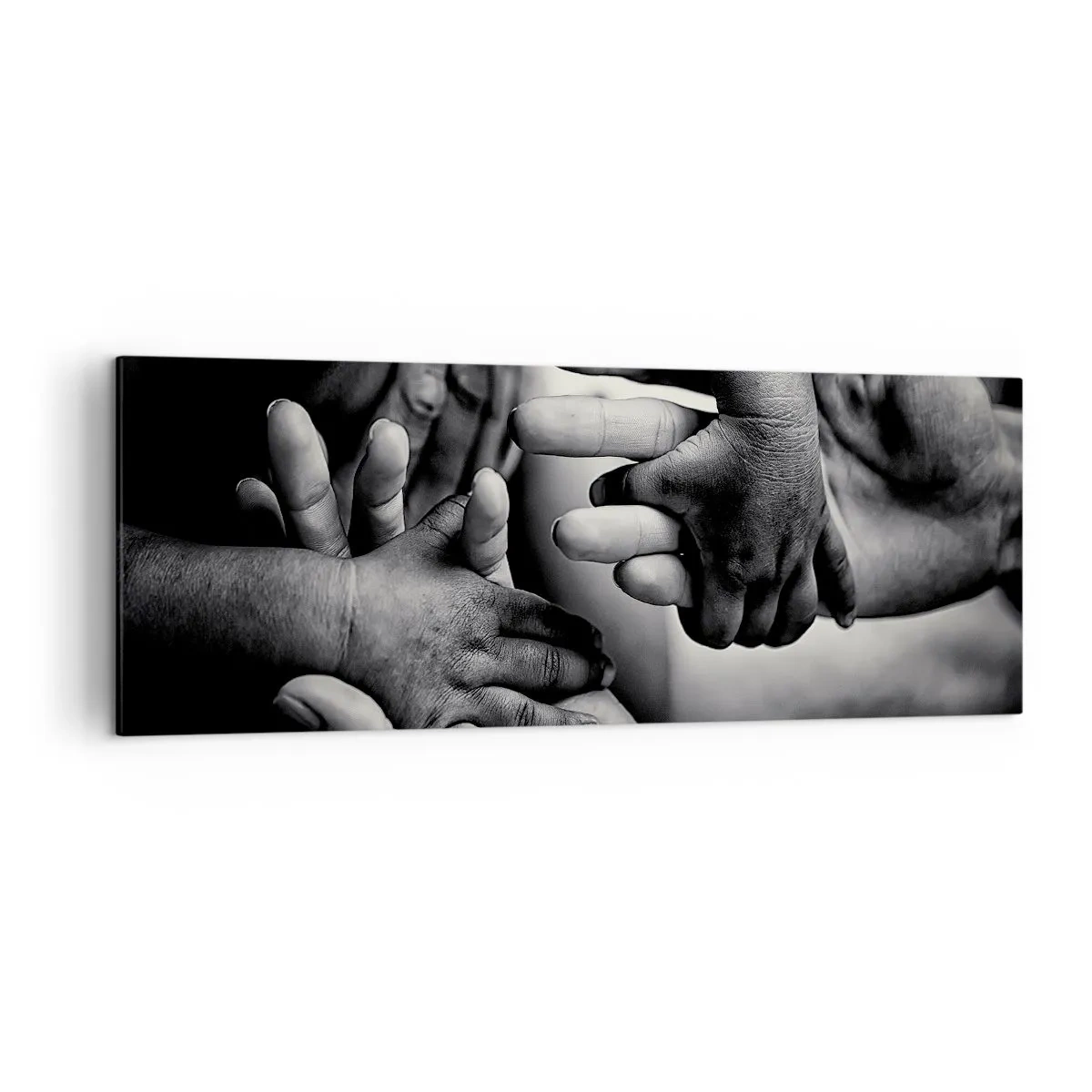 Vászonkép - Embernek lenni - 140x50 cm