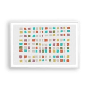 Poszter fekete keretben - Ismeretlen játék - 91x61 cm