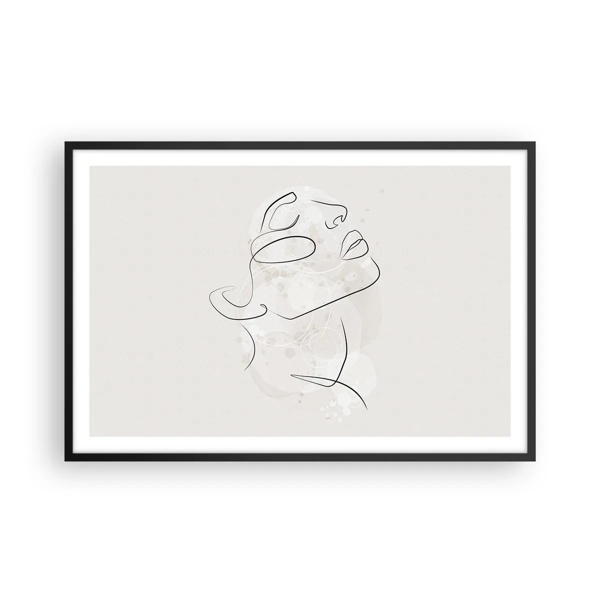 Poszter fehér keretben - Egy álom körvonala - 91x61 cm