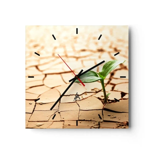 Falióra, Óra - Az élet fékezhetetlen ereje - 40x40 cm