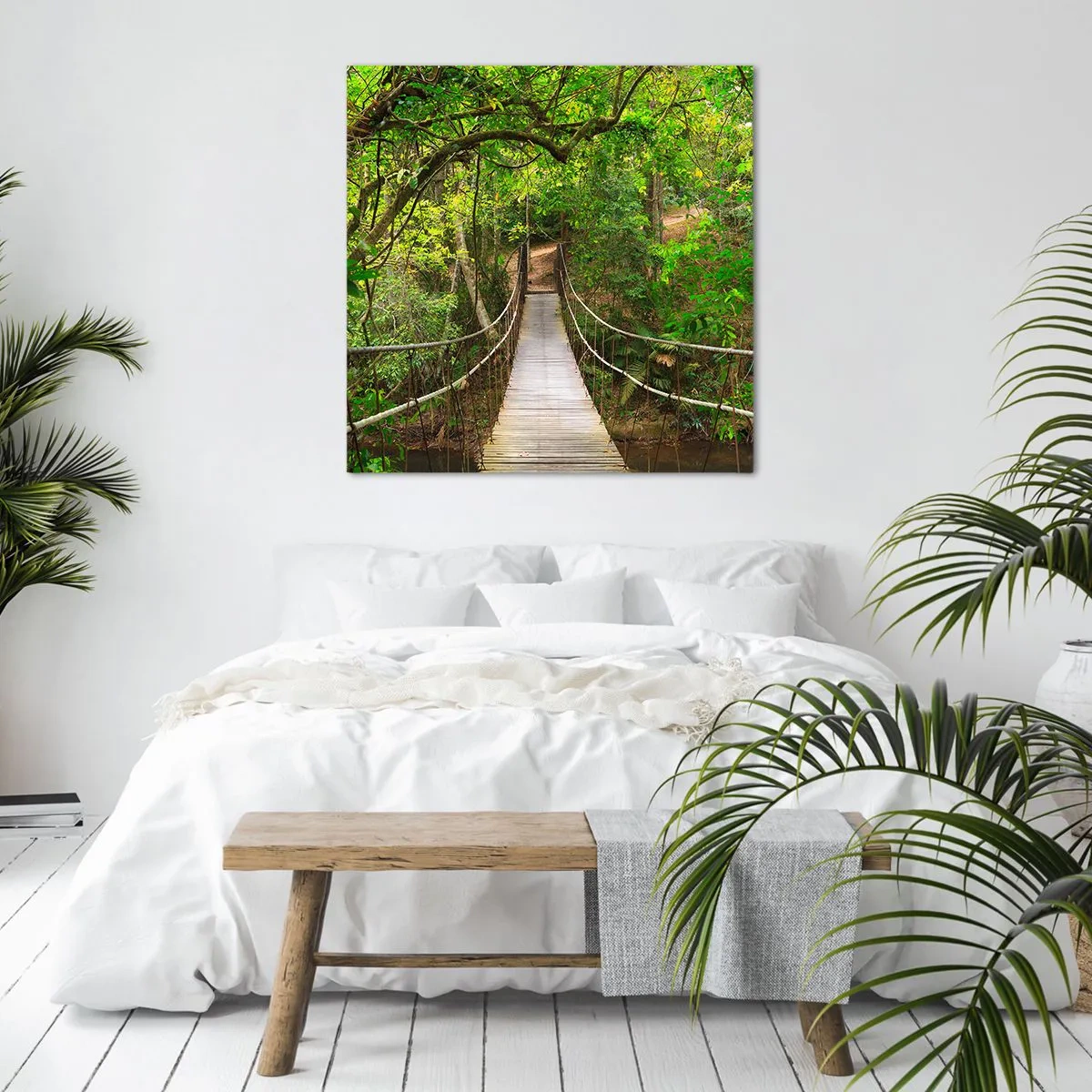 Vászonkép - Mert van egy kúszónövény a kertben - 50x50 cm