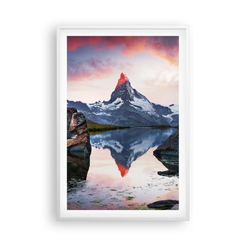 Poszter fekete keretben - A hegyek szíve forró - 61x91 cm