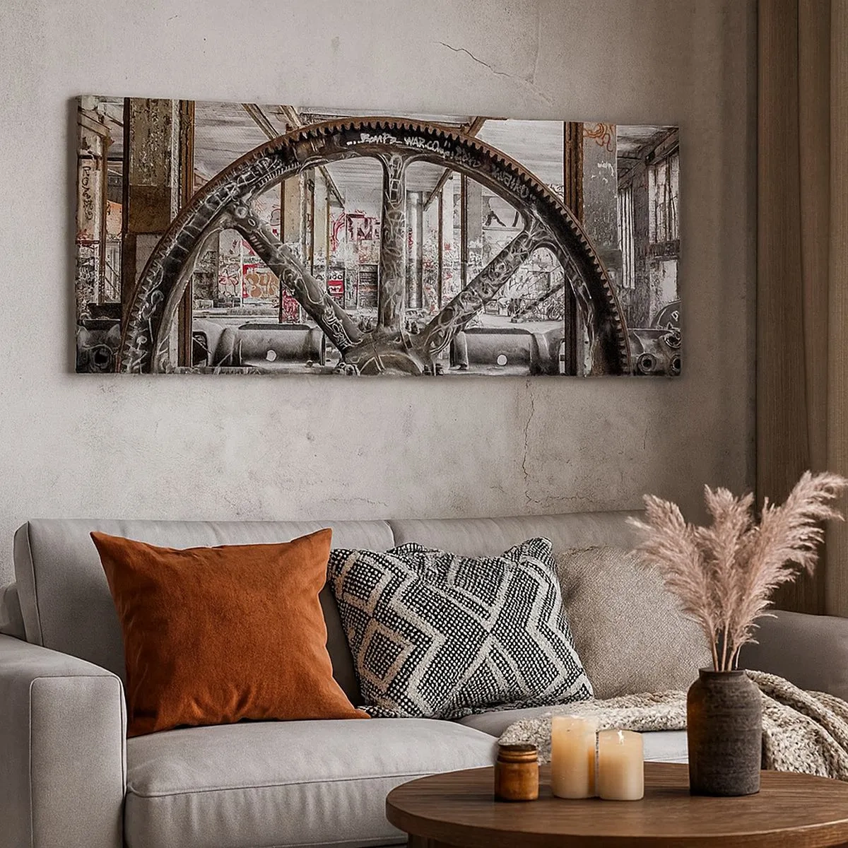 Vászonkép - A gyár titkos élete - 100x40 cm