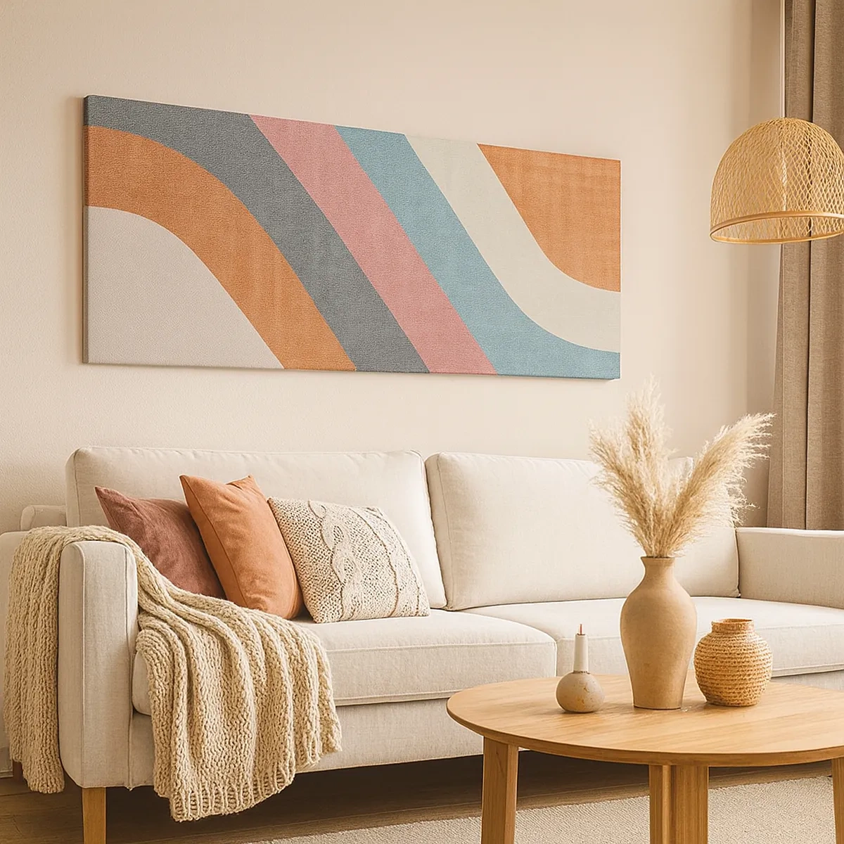 Vászonkép - Diagonális kompozíció - mozgás - 30x30 cm