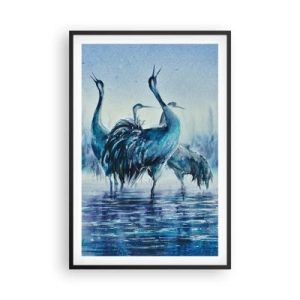 Poszter fehér keretben - Reggeli találkozás - 61x91 cm