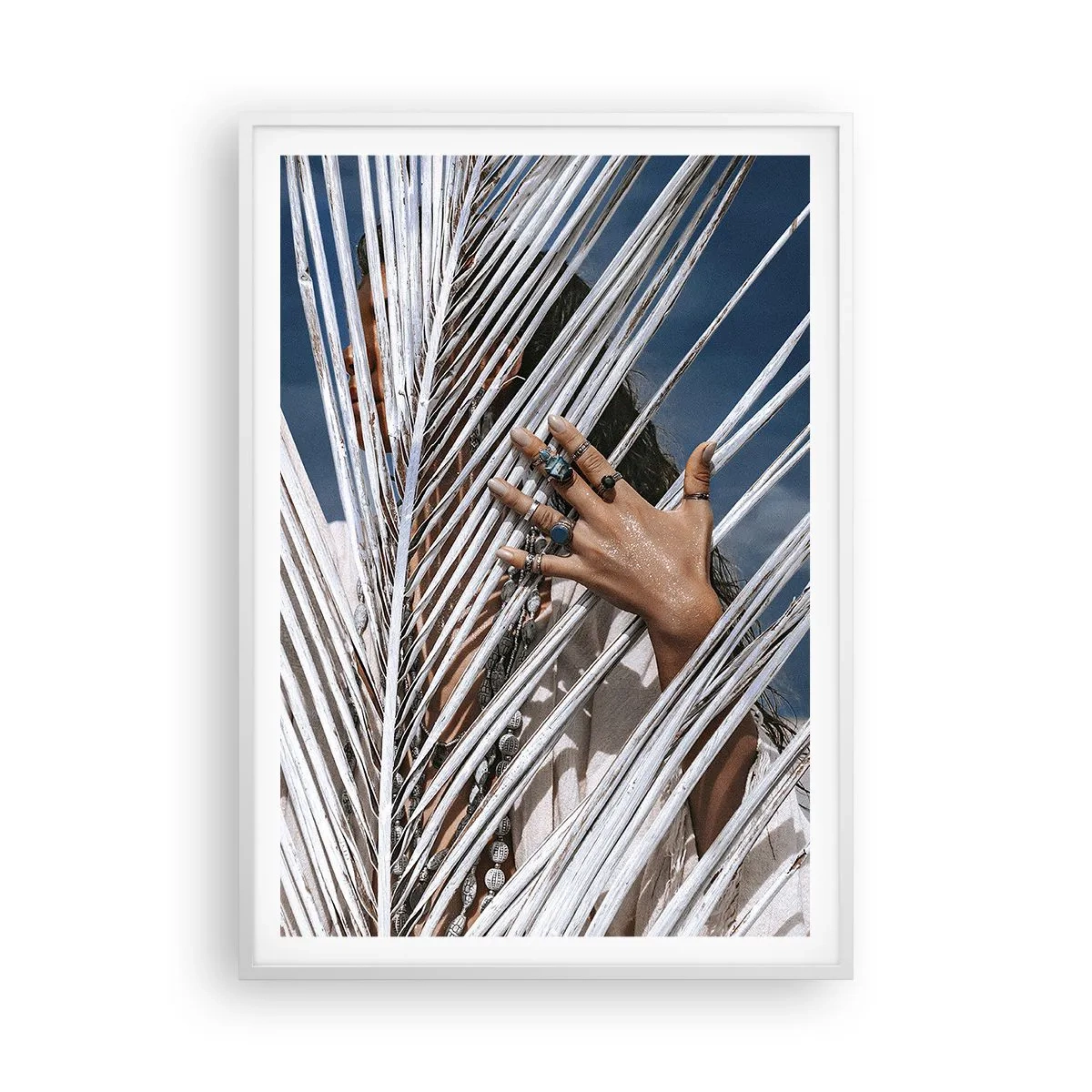 Poszter fekete keretben - Sámán asszonya? - 70x100 cm