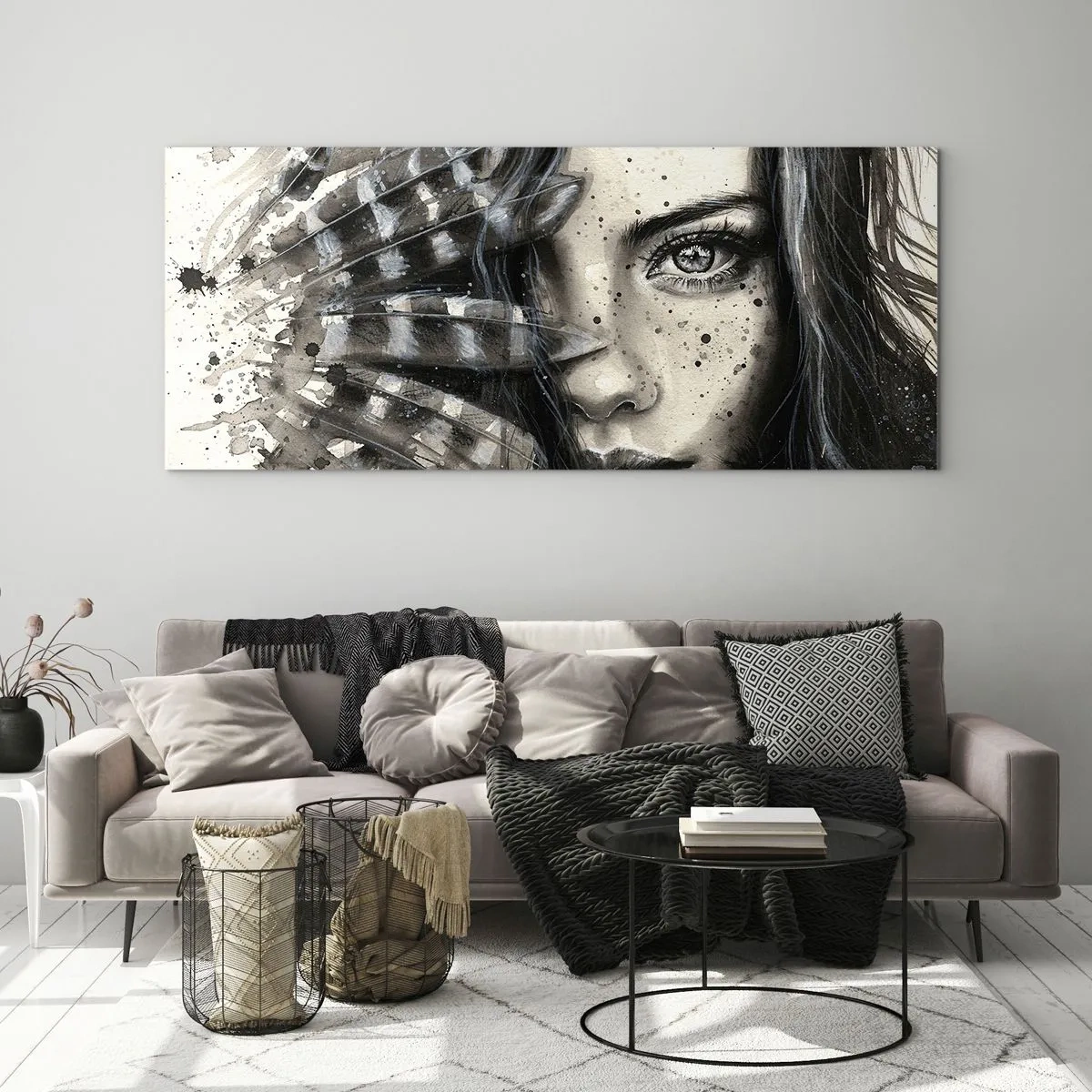 Üveg kép - Vad gyönyör - 100x40 cm