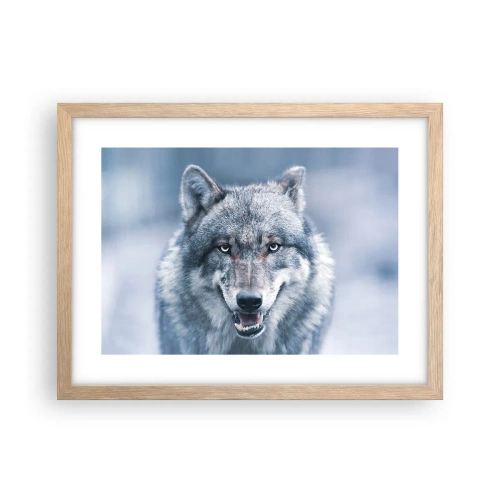 Poszter világos tölgy keretben - Vállalod a kihívást? - 40x30 cm