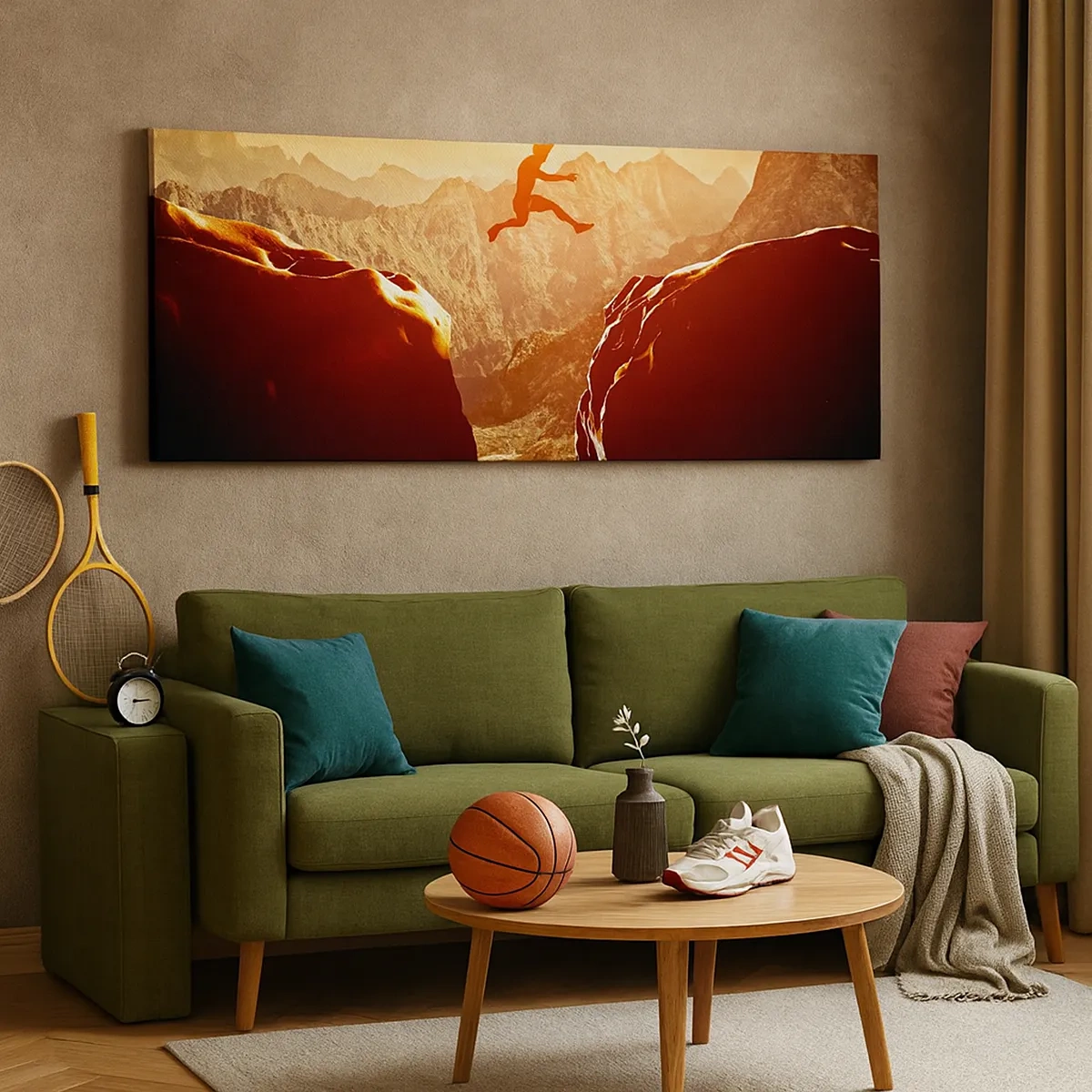 Vászonkép - Átlépve a határokat - 30x30 cm