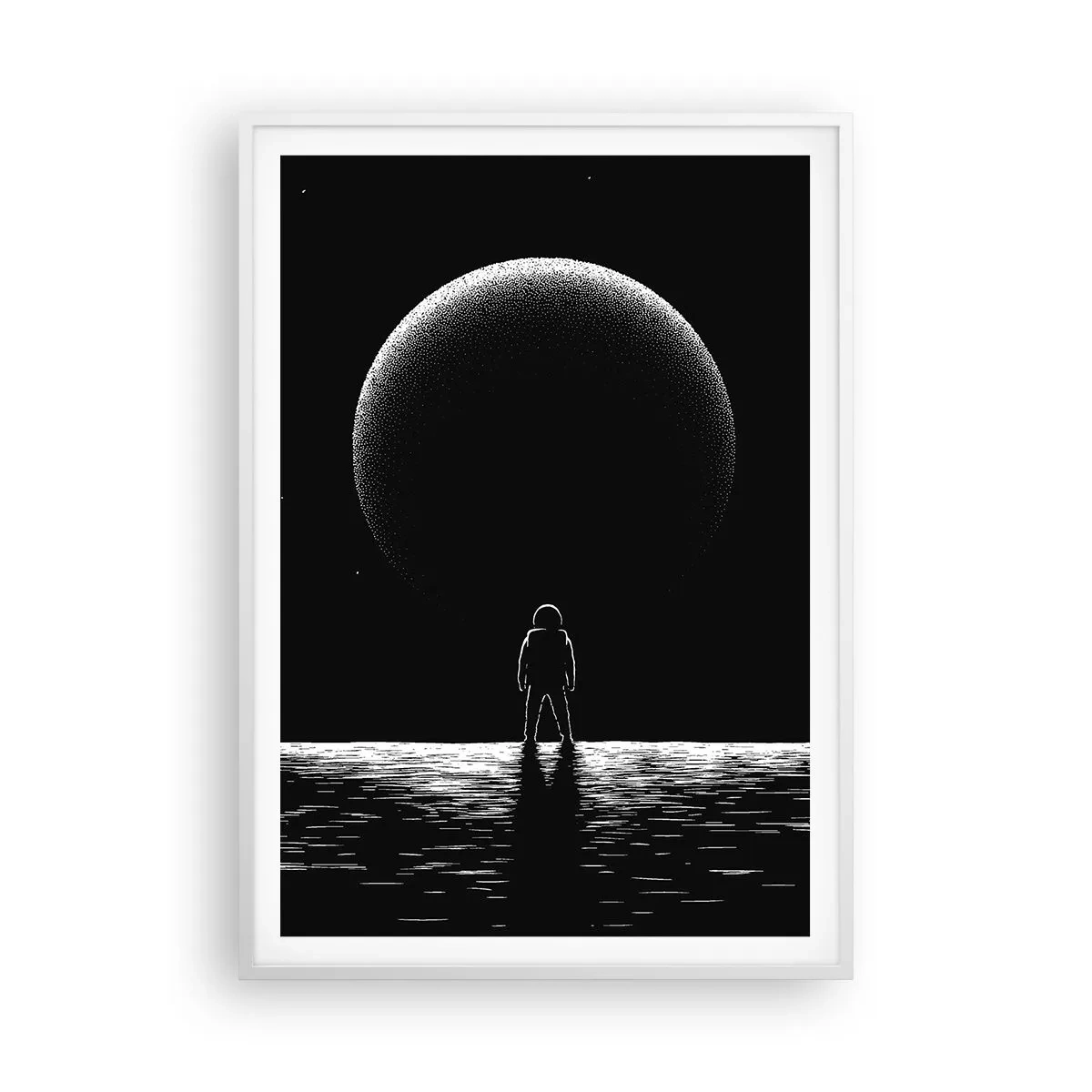 Poszter fekete keretben - Szemtől szemben - 70x100 cm