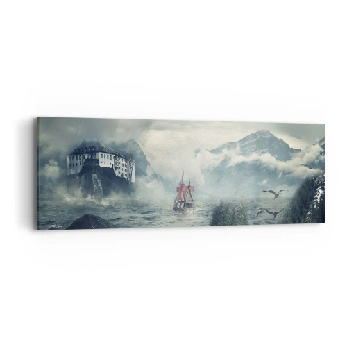 Vászonkép - Varázslatos vizeken - 90x30 cm