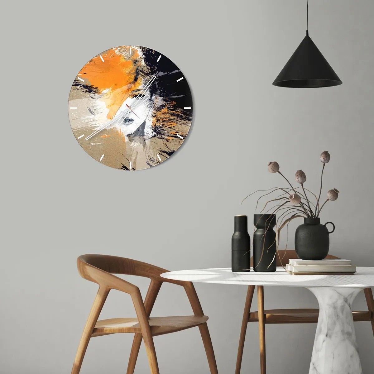 Falióra, Óra - És van fény - 40x40 cm