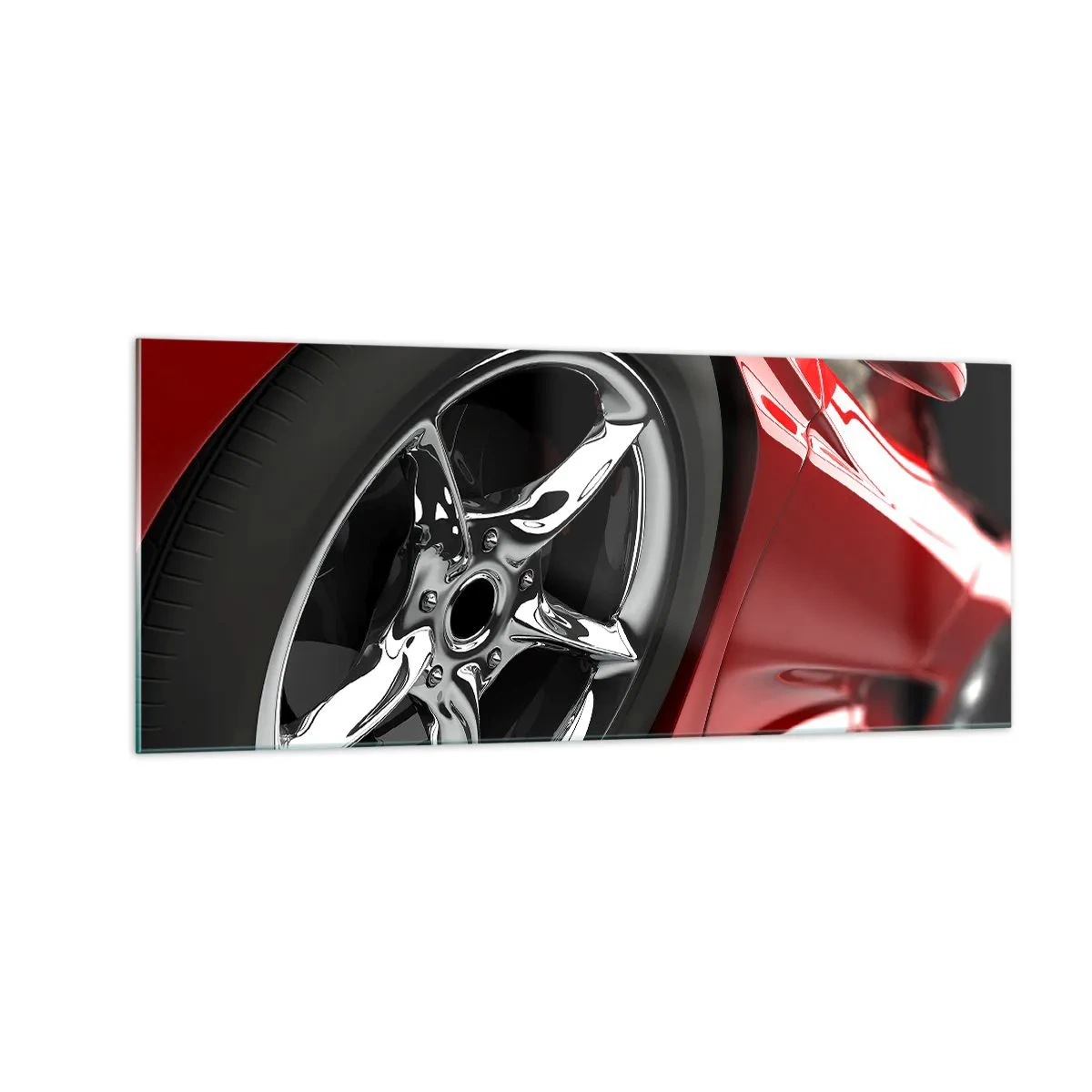 Üveg kép - Gyorsaságnak született - 100x40 cm