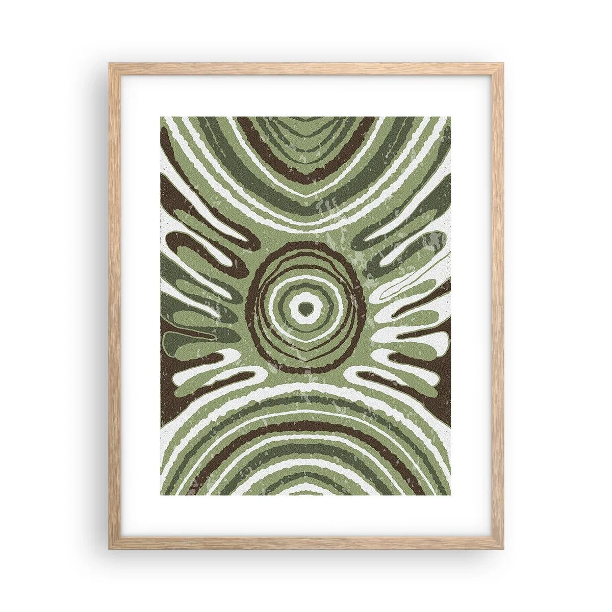 Poszter világos tölgy keretben - Az érzelmek robbanása - 40x50 cm