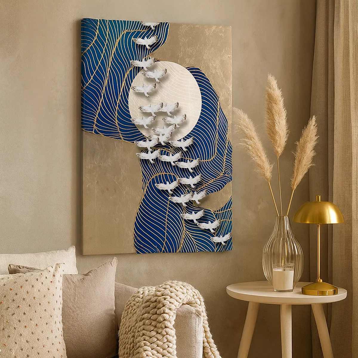 Vászonkép - Szabadság, vándorlás, közösség - 50x70 cm