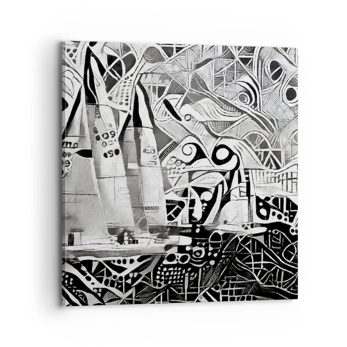 Vászonkép - A hullámok között - 70x70 cm