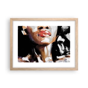 Poszter világos tölgy keretben - Büszkeség előítélet nélkül - 40x30 cm